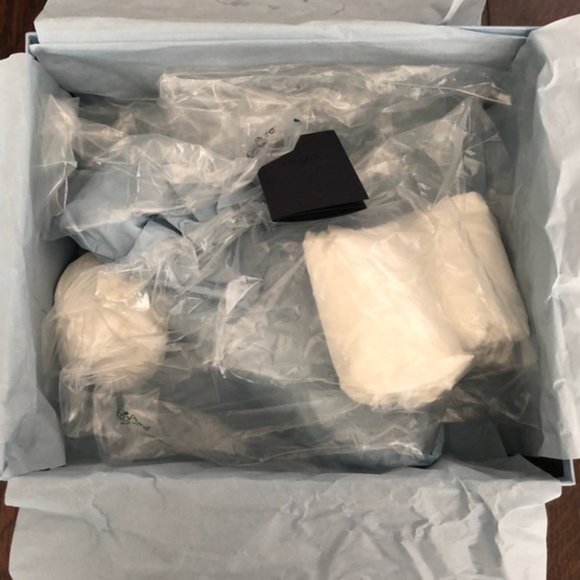 PRADA Open Toe Metallic Rivet Block Heel Sandals 6 - Picture 13 of 15